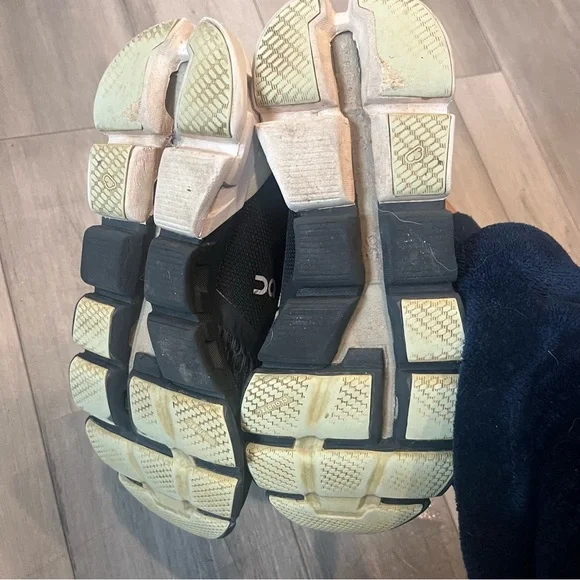 Black and White Athletic Sneakers - Picture 3 of 5